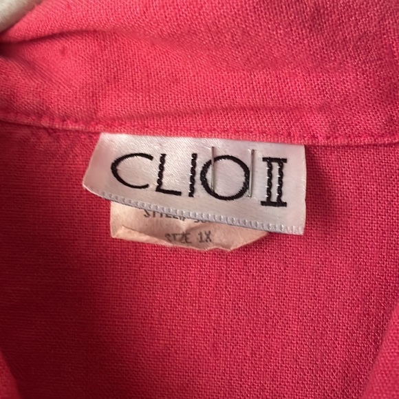 Vintage CLIO lightweight long sleeve button down jacket - Picture 5 of 7